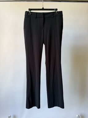 Navy Pinstripe Dress Pants